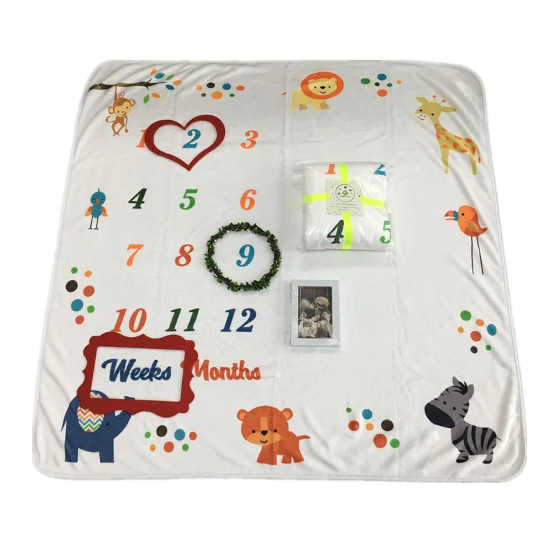 Популярное фланелевое одеяло для новорожденных с