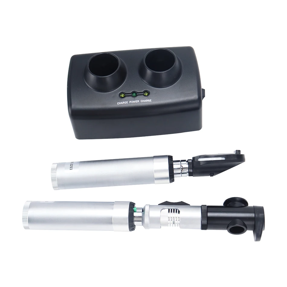 YZ-24B+YZ-11D High Quality Ophthalmic Equipment Rechargeable Ophthalmoscope Retinoscope