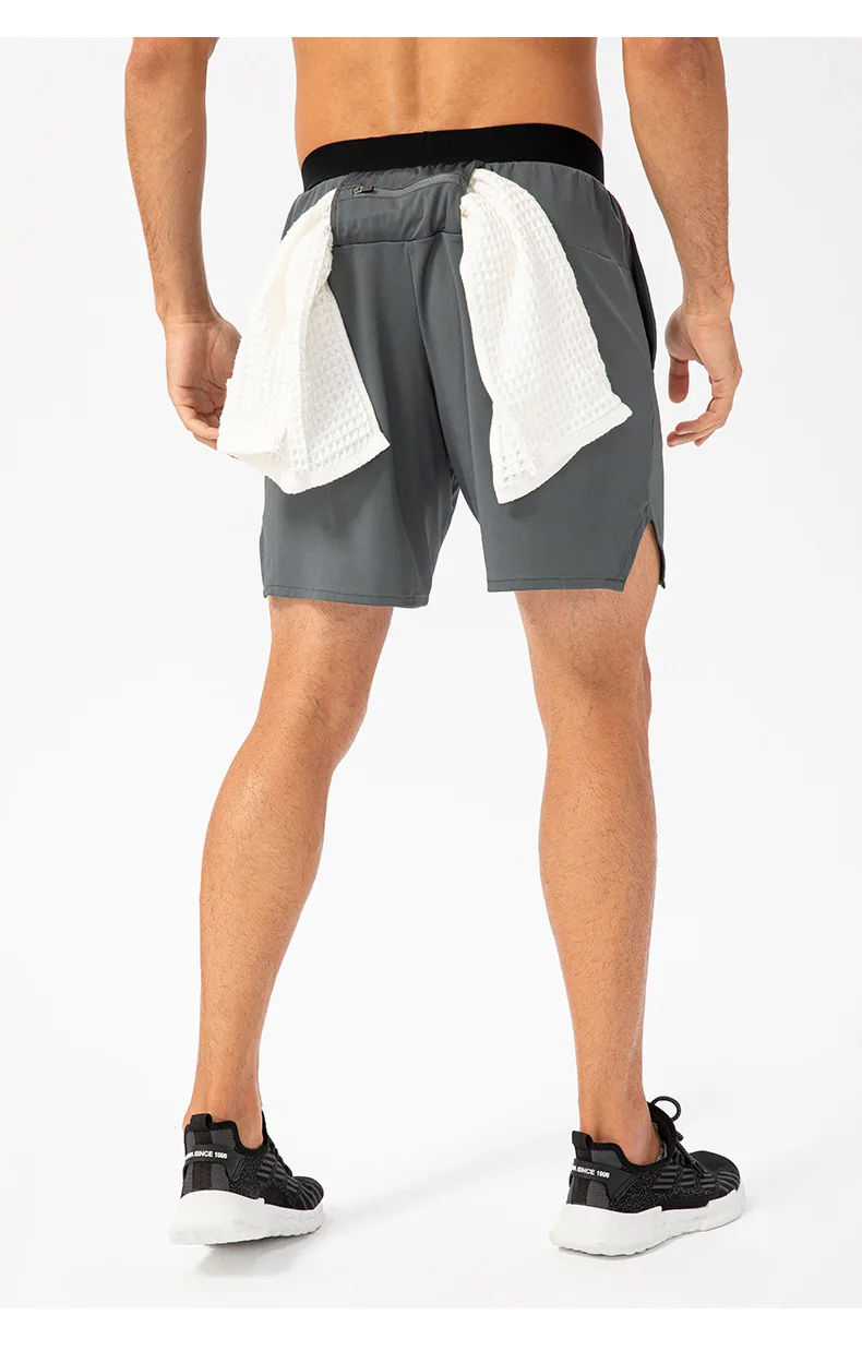 Pantaloncini estivi da uomo Pantaloncini da allenamento per corsa elasticizzati ad asciugatura rapida194_voghion.com