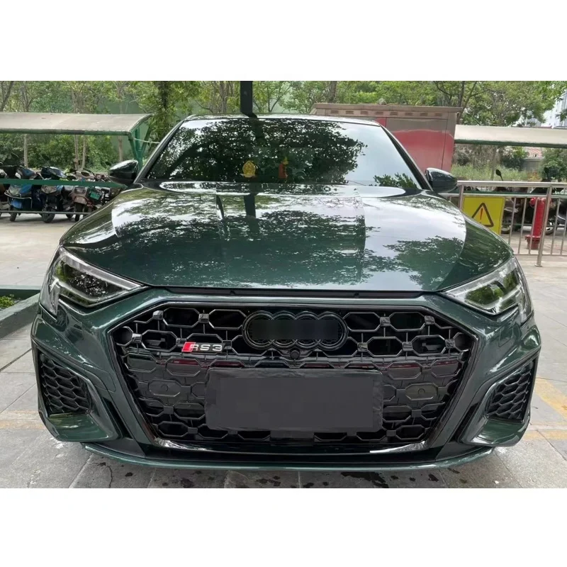 Car Bodykit Upgrade to RS3 Style High Quality  Front Bumper with Grille for Audi A3 S3 8Y 2020 2021 2022 2023+