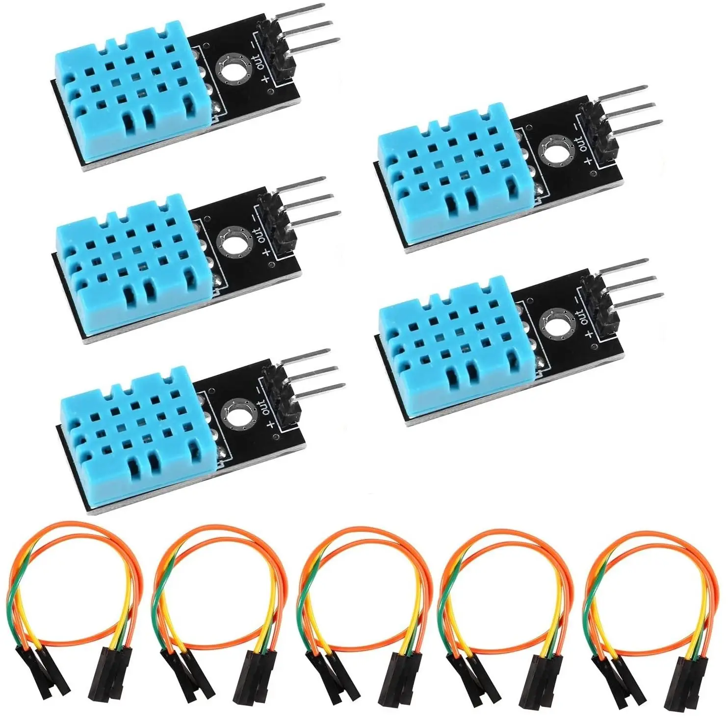 Dht11 Temperature And Humidity Sensor 33v 5v Humidity Measure 20 95