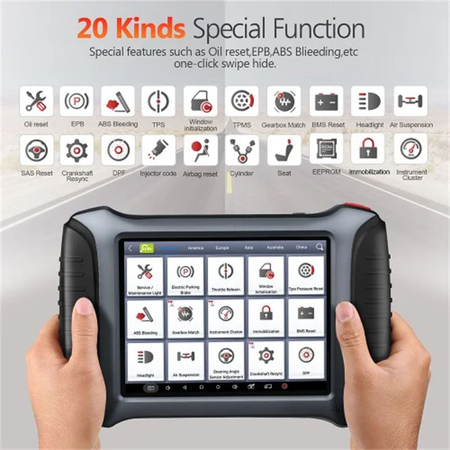 Original XTOOL A80 Pro Full System Diagnosis Tool Support Benz and BMW Online Programming Support 20 Special Functions Xtool A80