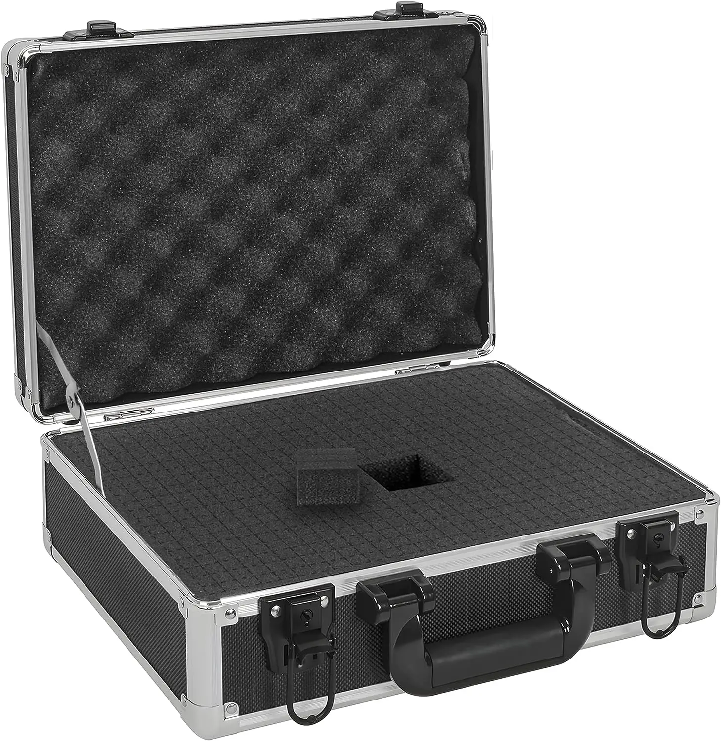 Custom Aluminum Hard Shell Case With Foam Safety Hinges Design Aluminum - View #12