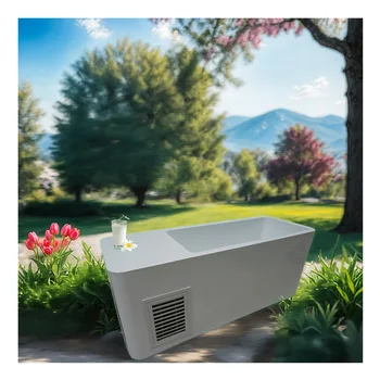 2024 all in one acrylic all in one cold plunge tub with chiller and heater outdoor Sports Recovery Outdoor Ice Bath Tub