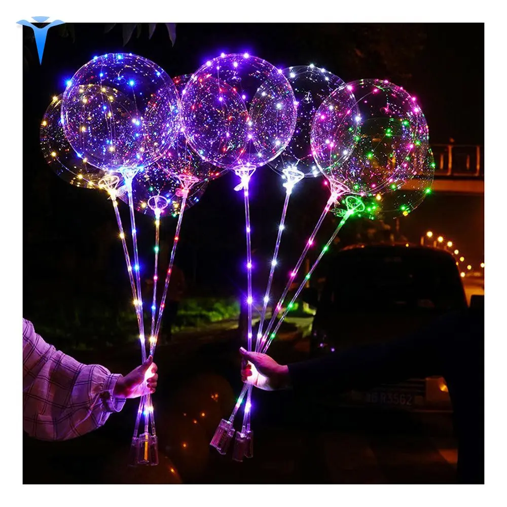 Balloon Christmas Led Transparent Bobo Balloon - Buy Bobo Baloon,Led