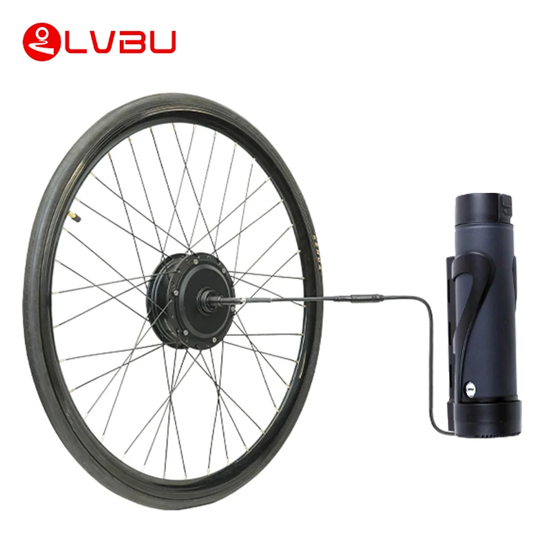 Best Diy Budget Friction Aliexpress Front Rear Hub Wheel Mid Drive Simple  Ebike Conversion Kit With Battery for Mountain Bike