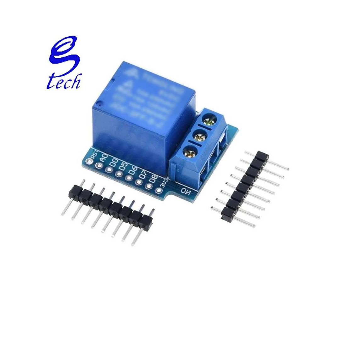 3Pcs Mini Relay Shield 5V Per WeMos D1 - Modulo Rel&egrave; Per Progetti Elettronici