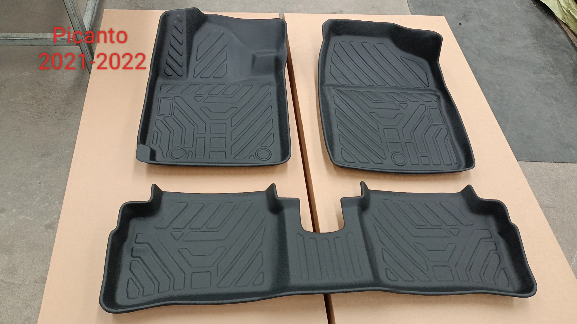 Супер поглощающий роскошный ПВХ катушки автомобильные коврики TPE и резиновый материал набор для различных моделей правого вождения Algeria Rush