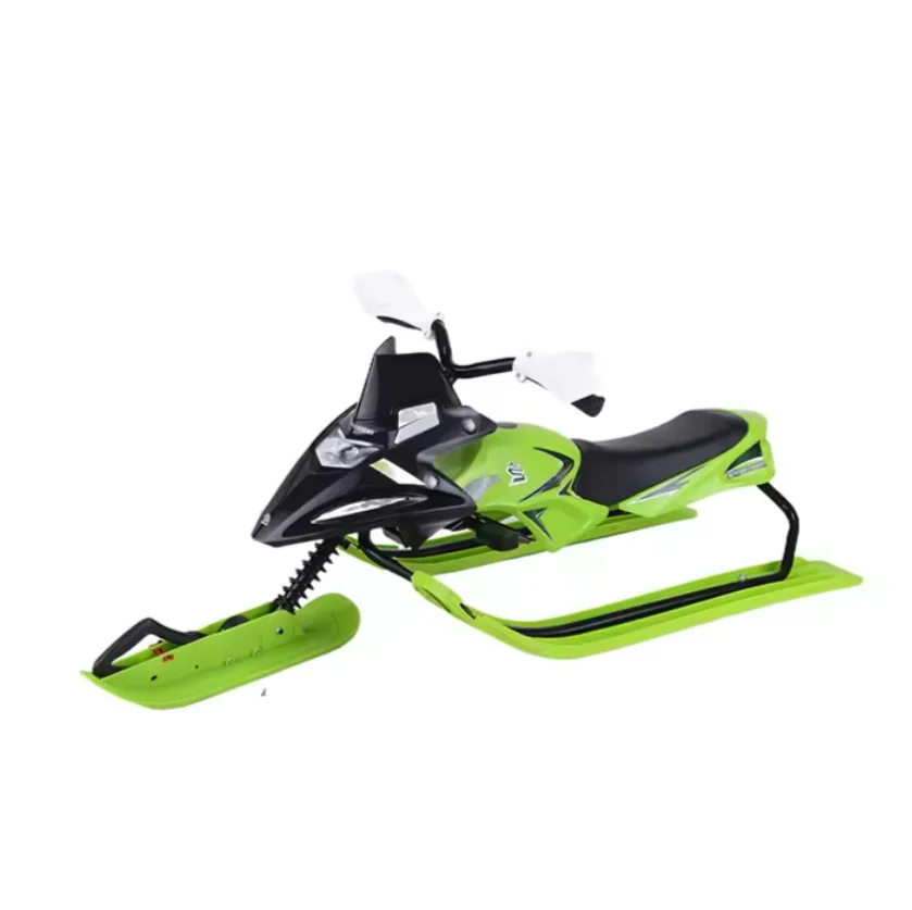 Good Quality Popular Cheap Snow Scooter With Brake Plastic Snowmobile Bike Ski for Sale Electric Snow Racer