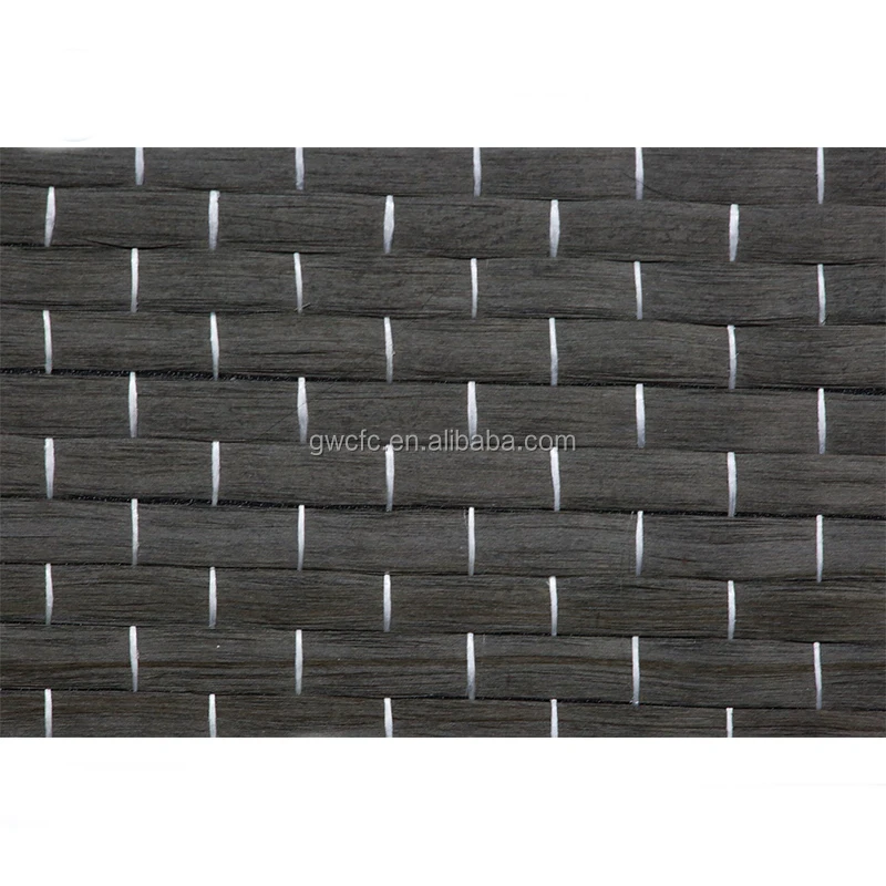 Factory Fabric Strengthening Wall 300gsm Heat-Insulation 0/90 Degree Knitted Carbon Fiber Knit Fabric