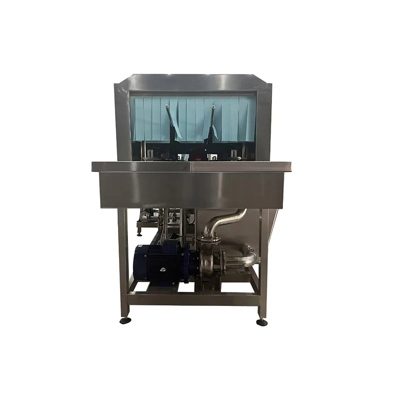 Industrial-grade plastic turnover basket cleaning machine, tray cleaning machine and pallet cleaning machine suitable for pig slaughtering and processing plants