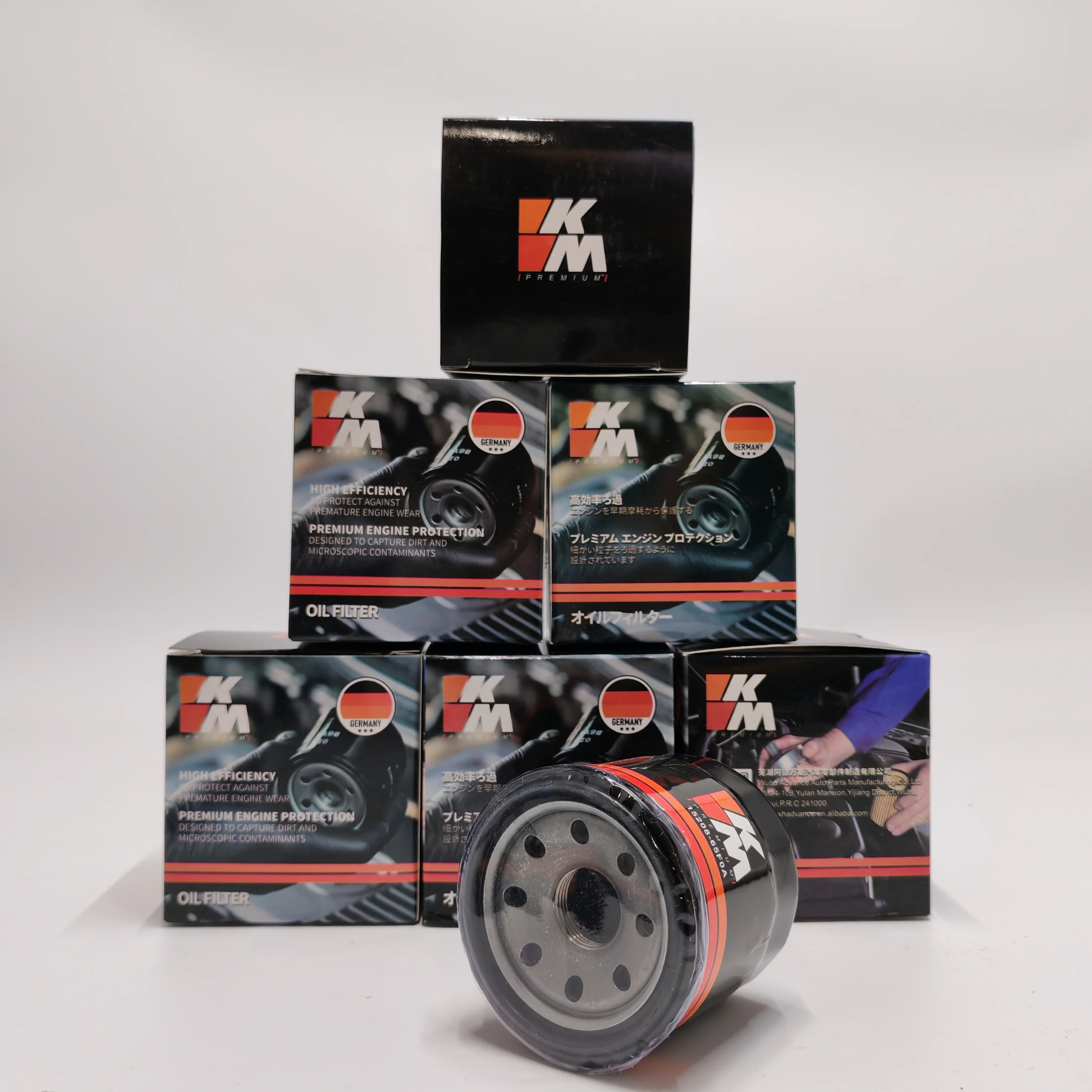 Km Premium New Oil Filter 15208-65f0a 15208-31u0b For Frontier