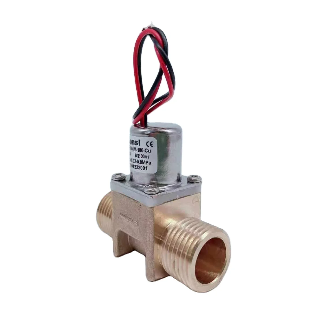 Low Power Battery Operated 1/2  Smart Public Toilet Sensor Urinals Automatic Flush Solenoid Valve DC Pulse Solenoid Valve