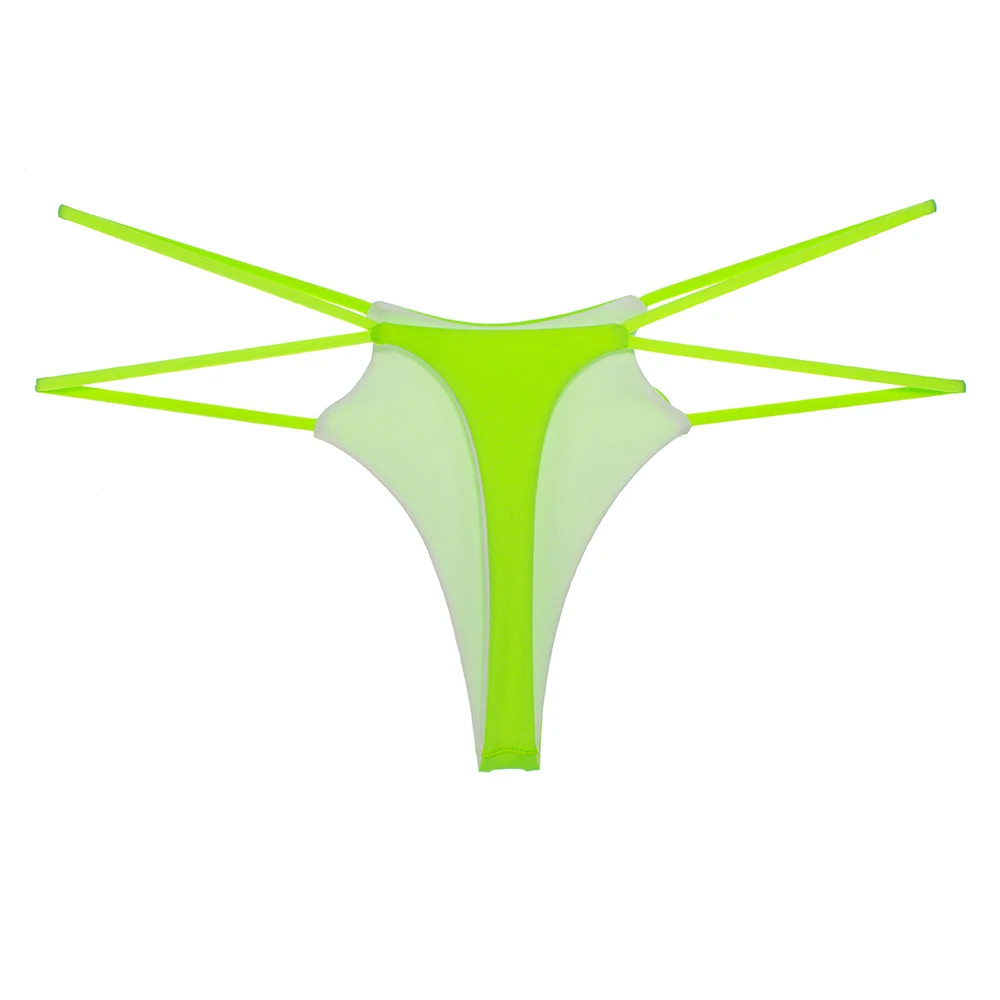 Lodanve G030 Sexy Girls Fluorescent Green Thongs And G String Panties ...