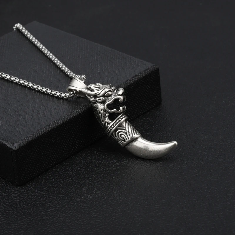 Spilla Leone Con Corona In Acciaio Inox - Gioiello Punk Gotico Per Uomini, Regalo Moda - Foto 8