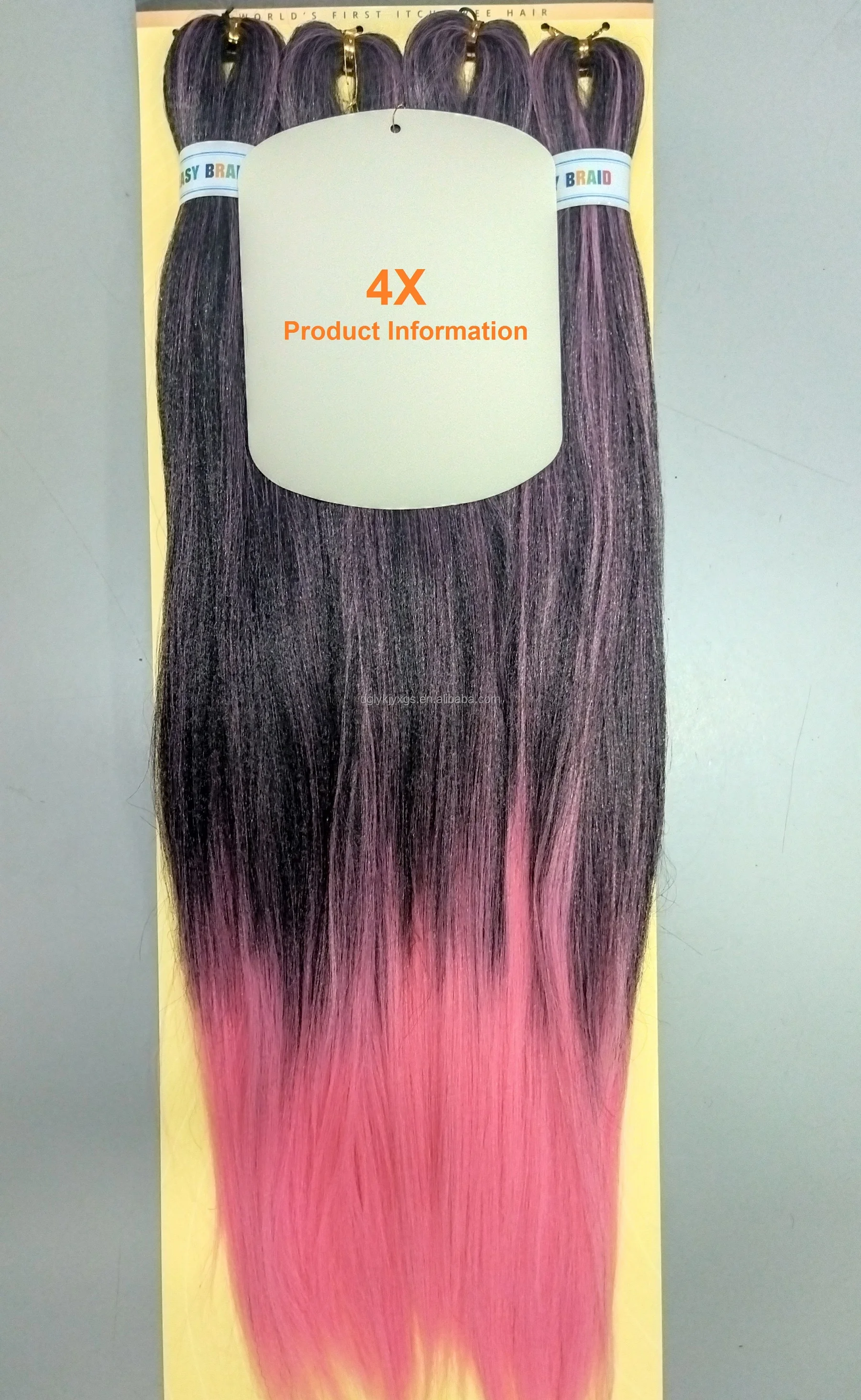 Wholesale 52inch Prestretched Expression Braiding Hair Pre Stretch Pre