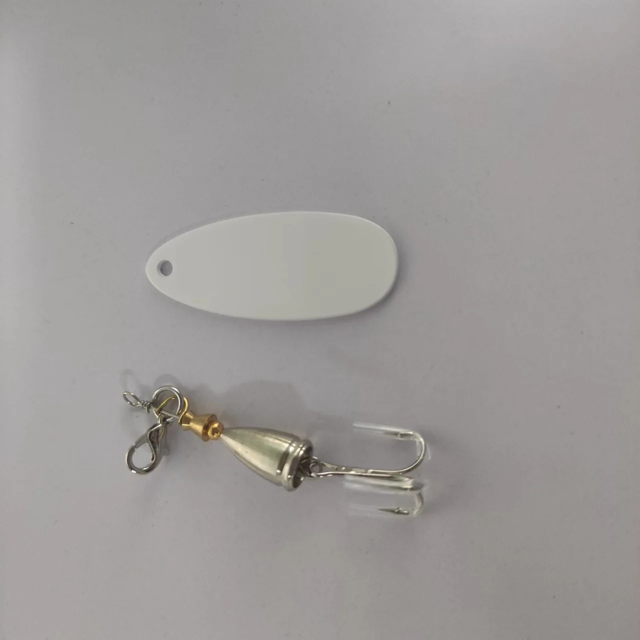 Father's Day Gift Sublimation Blank Stainless Steel Fishing Lure