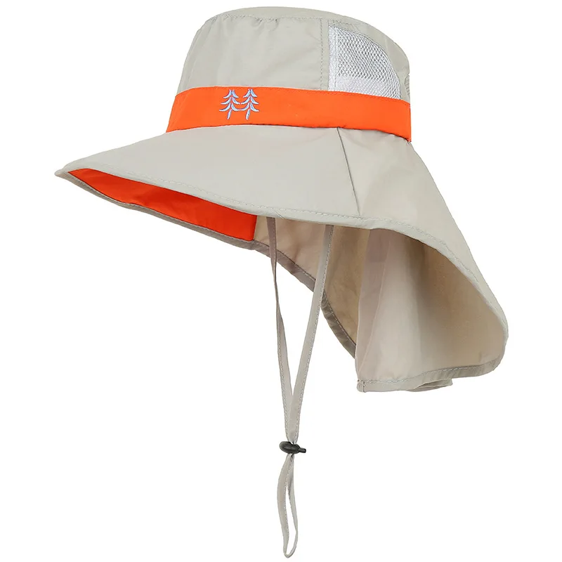 Детская уличная шапка UPF 50 + с УФ-защитой, регулируемая дышащая Летняя Пляжная Панама с откидной крышкой для мальчиков и девочек, быстросохнущая от солнца