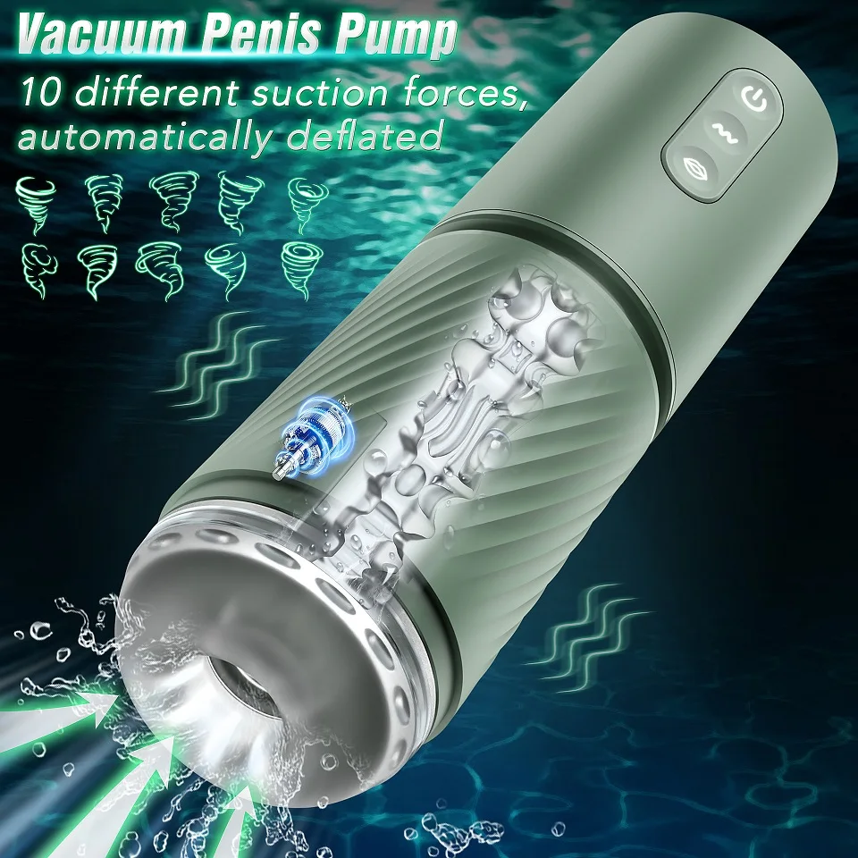 Masturbador Masculino Automático e Sem Mãos, Dispositivo Elétrico Realista  com Vagina, Máquina Vibratória para Sexo Masculino