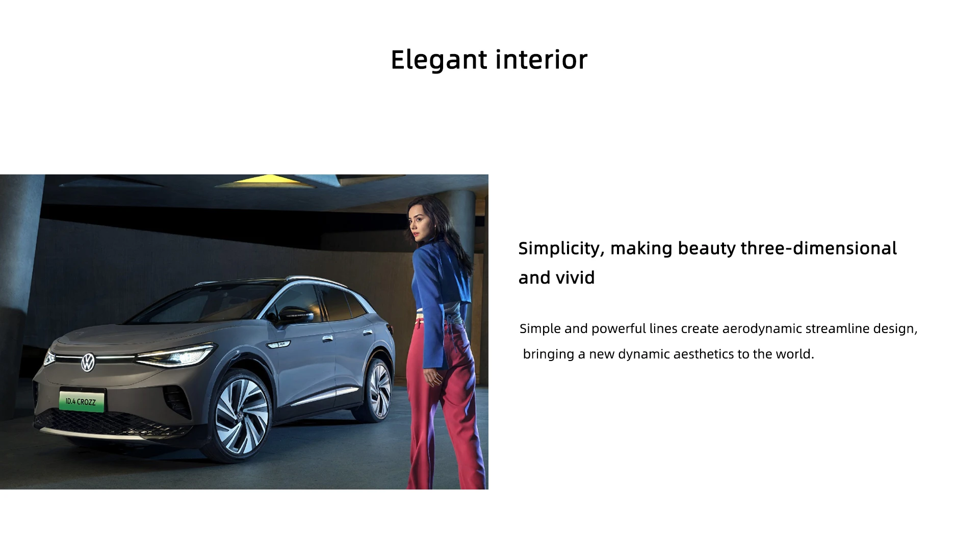 Id4 X Prime Vw Auto Id 4x Suv 100% Electric Car With High Speed And Macpherson Rear Suspension