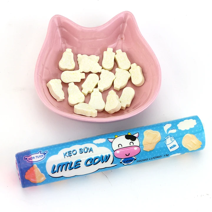 Milk tablet candy