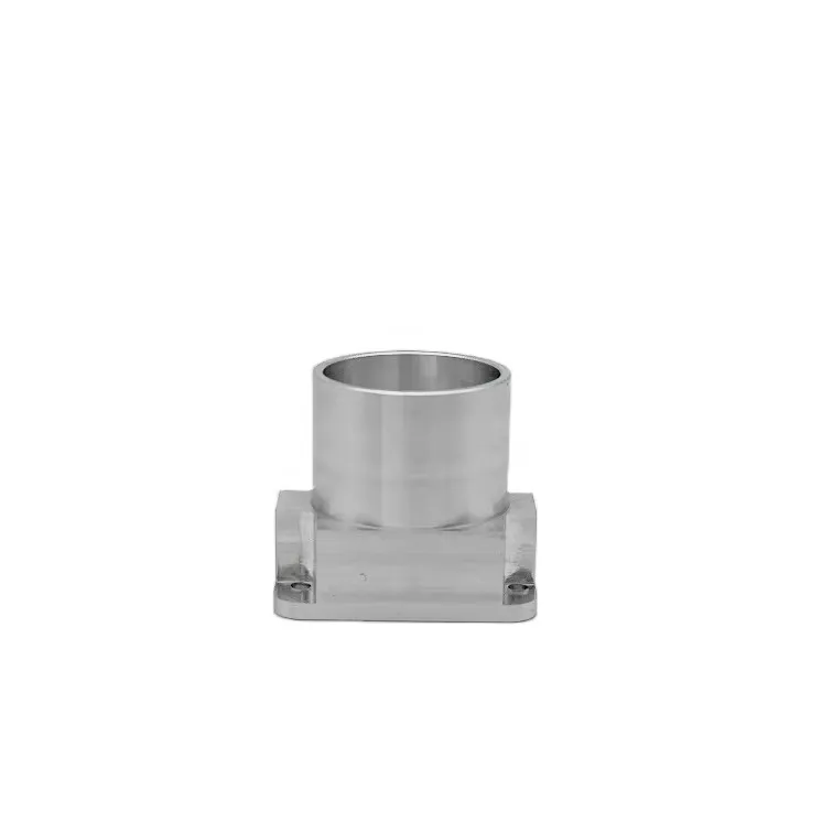 Custom Aluminum Die-Casting Precision Metal Flange Shell Front Mirror Tube Electroplating Polishing with CNC Milling