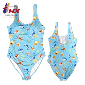 Custom 2026 Fashion One-Piece Swimsuit Printed Fabric Bath Suit with High Cut Bottom for Women Women's Bikini Swimwear
