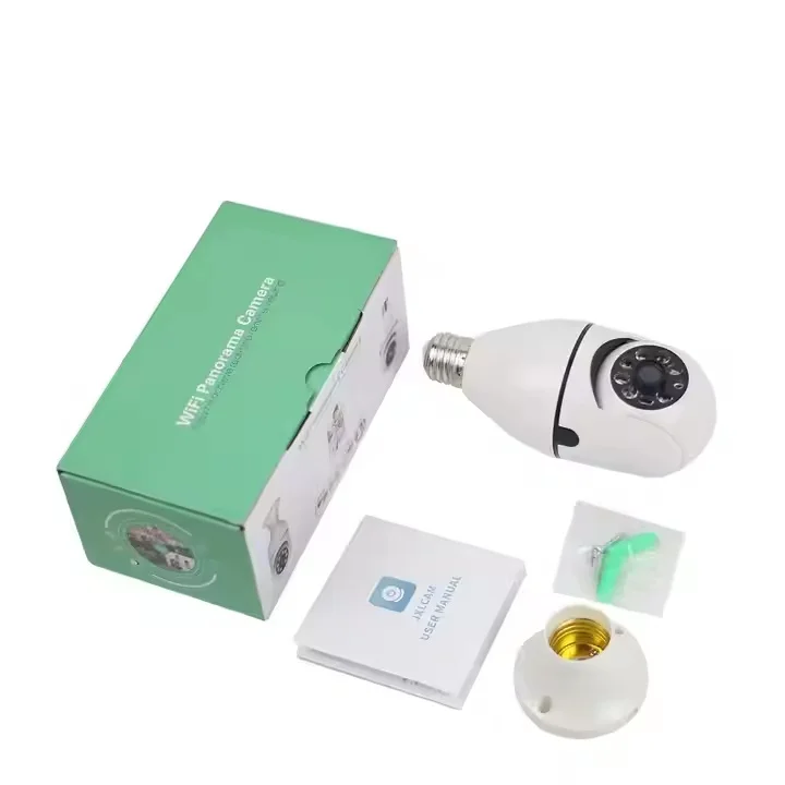 Wholesale Factory Price Wireless WIFI Light Bulb Security Camera 360 With HD Night Vision Camera E27
