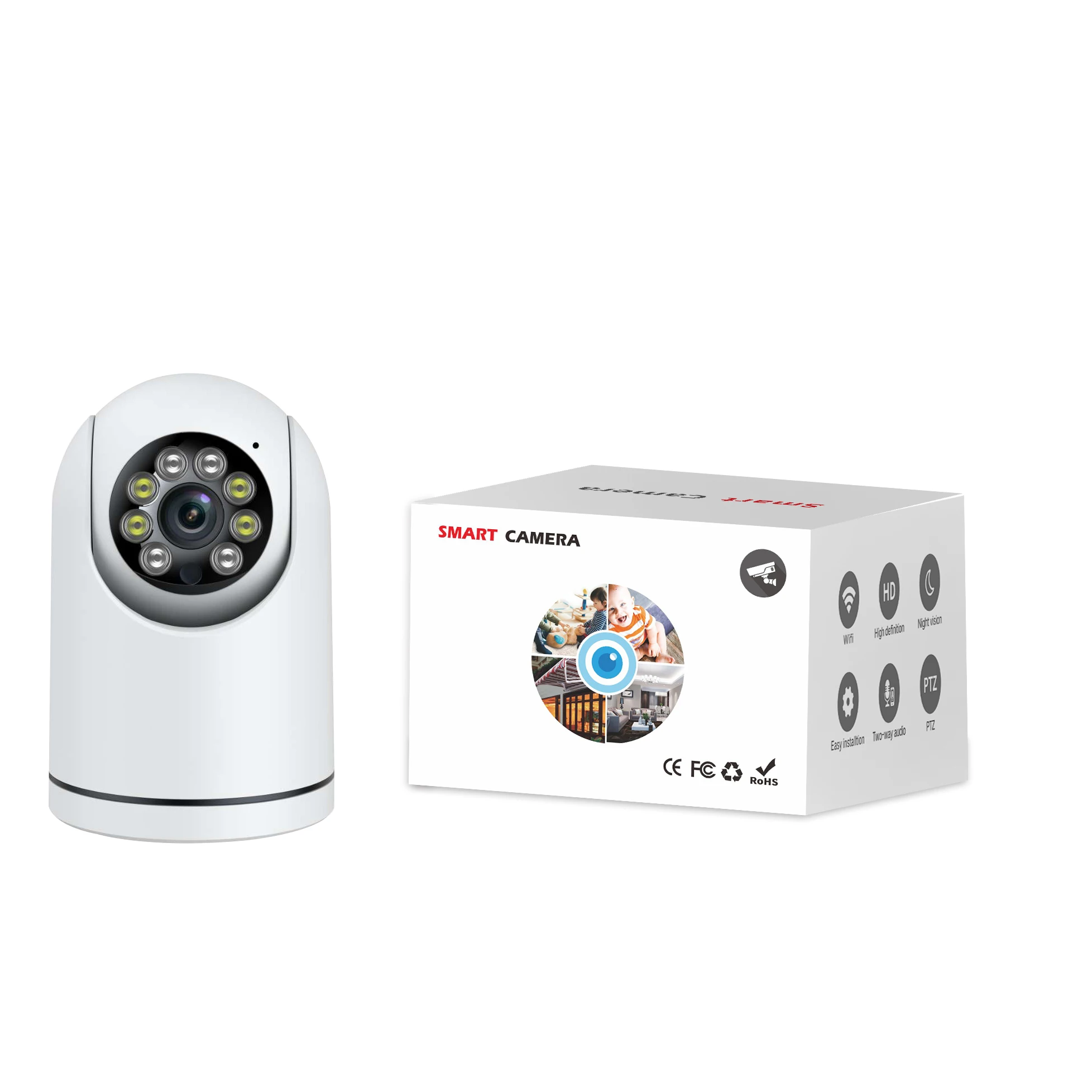 Xiongmai Programmes ICSEE App IP Camera HD 3 Million Resolution PTZ Dome Camera AI Detection Smart WiFi Surveillance Camera