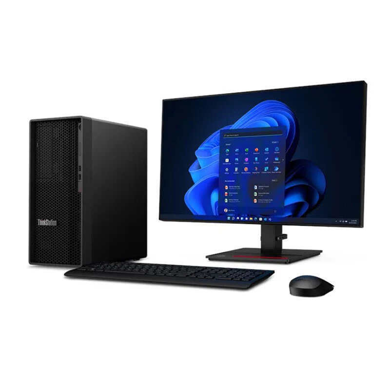 Подходящую Цену Lenovo ThinkStation P350 i5-11500 8G размеры для возраста от 1 500 Вт Подходит 3D визуализации настольный компьютер хост башня рабочей