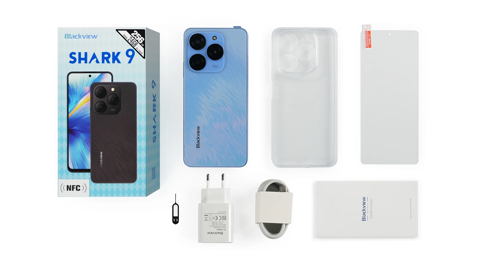 Blackview Shark 9 Smartphone - 5G, 8GB RAM, 256GB Storage