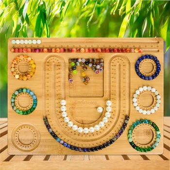Bead Design Board Wooden Bead Boards For Jewelry Making DIY Bracelet Design  Board Necklace Beading Jewelry Making Tray