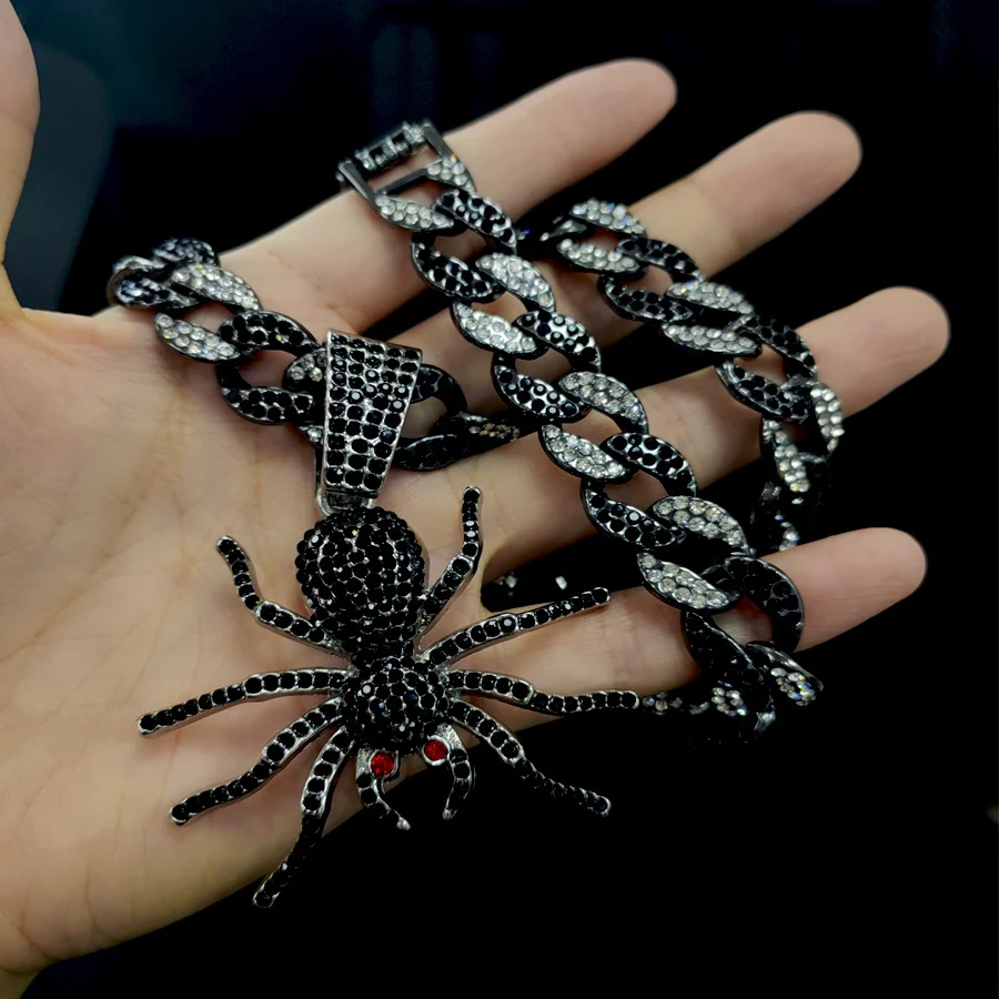 【BLACKPURPLE】23FW★ Phantom Cuban Stone Chain Necklace BLACKPURPLE】23FW☆ Phantom Cuban Stone Chain Necklace