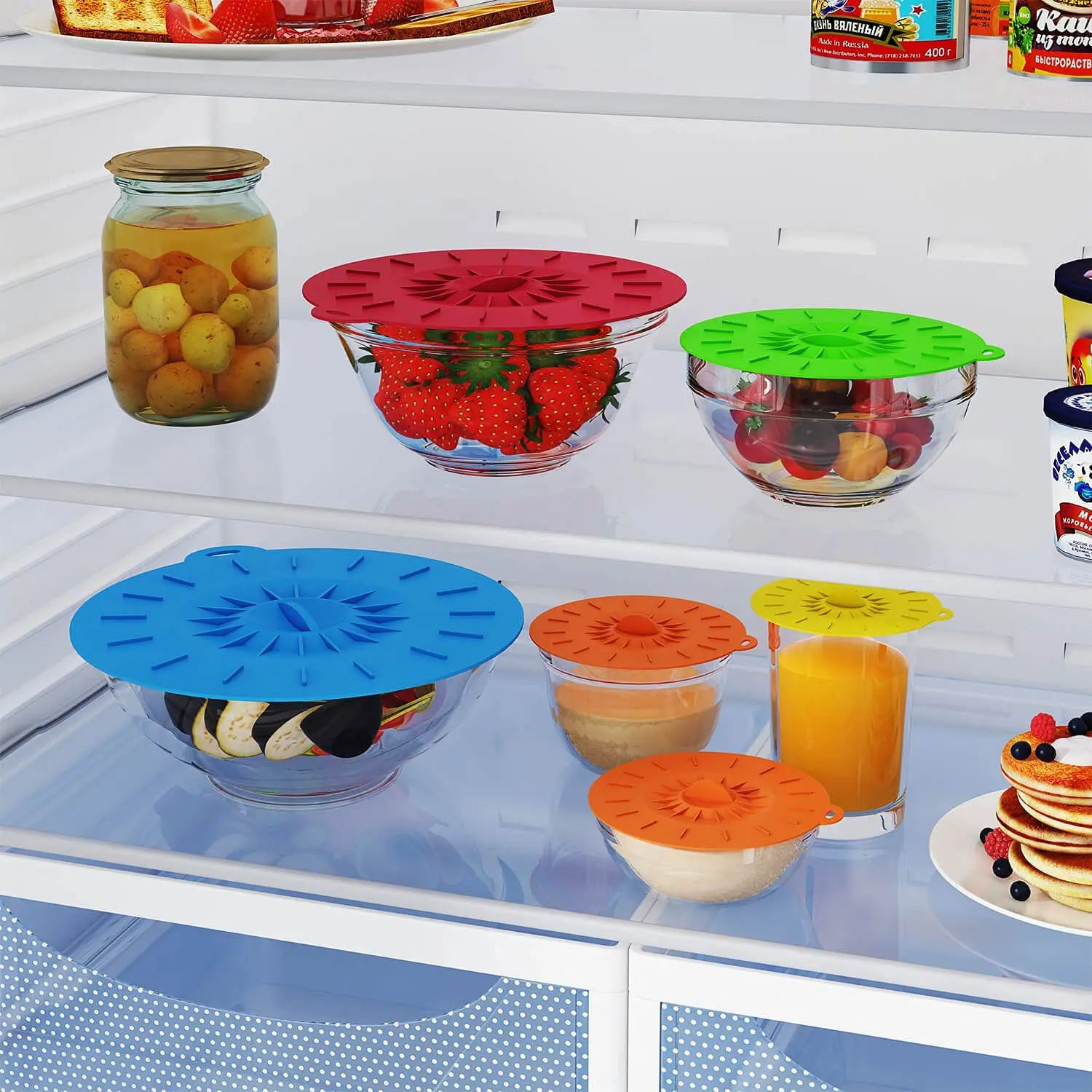 Silicone Food Storage Microwave Cover