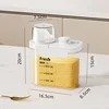 [Grado alimenticio, 0 olor] Blanco puro - 1600ml (empaque individual)