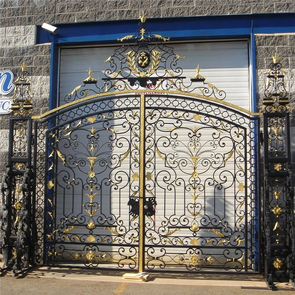Hand Made Iron Flower Different Steel Gate Designs