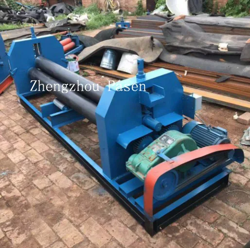 Electric 3 Roller Rolling Bending Machine Stainless Steel Processed Competitive Price