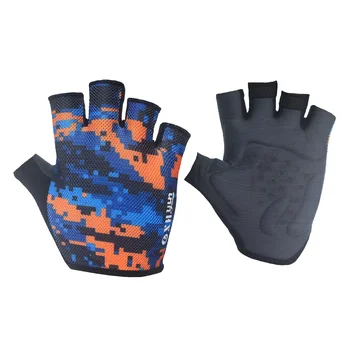 New anti slip shock-absorbing breathable comfortable custom half finger sports gloves