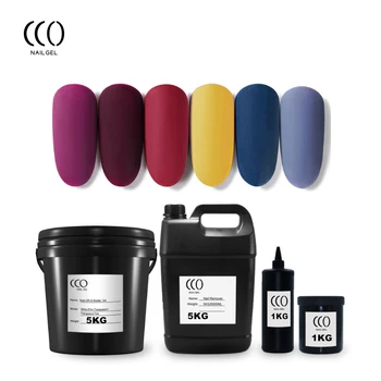 CCO Factory Led Uv Raw Material Kilogram Clear Matte Top Coat and Matte Top Coat Gel