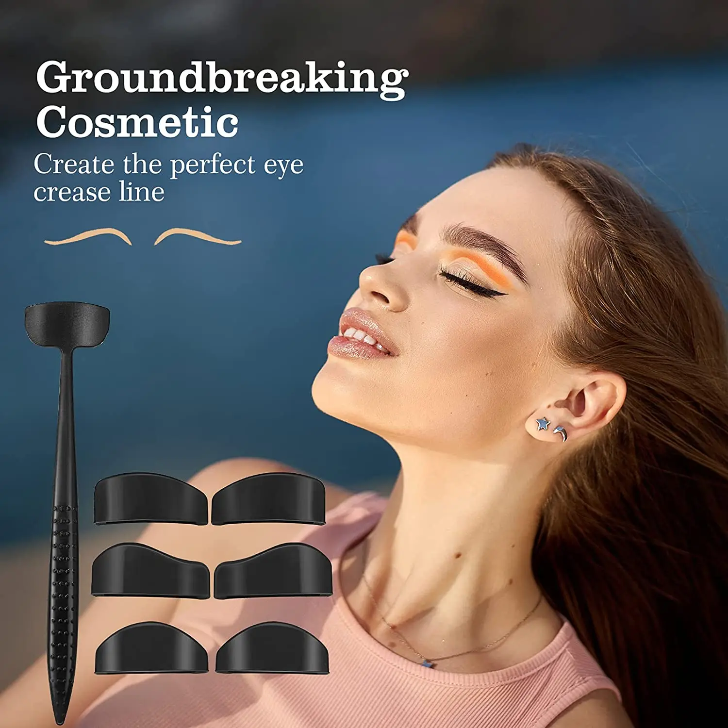 6 в 1, силиконовый аппликатор для теней для век