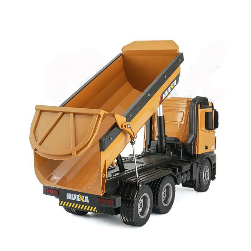 HUINA 1573 1/14 ダンプトラック リモコン付き Huina 1573 RTR 2.4 10 Channel RC Dump Truck - 50m Control