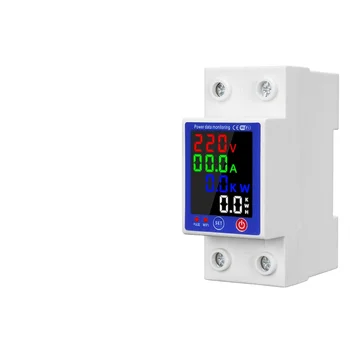GDWF-4MA 63A 63A 2P Tuya WiFi Smart Metering Switch Digital Tube Wireless Protection Circuit Breaker Four-Display Switches 220V