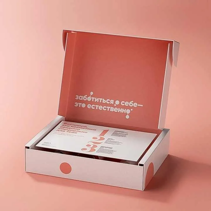 Custom Printing Gray Corrugated Cardboard Shipping Package Boxes Designed Colored Mailer Logo Customized Paper Boxes