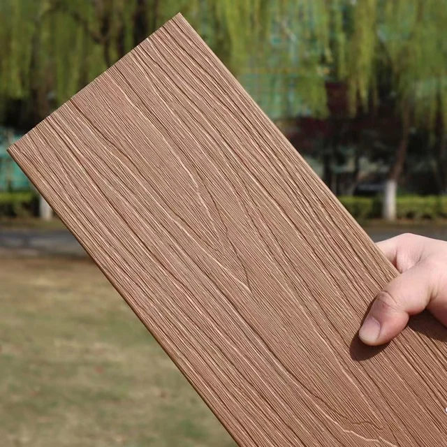 New Tech Waterproof Crack Resistant Hollow Composite wood plastic composite deck boards