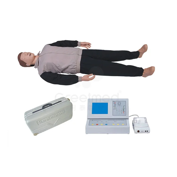Emergency Room Used Full Height Adult Cpr Training Manikin Dummy