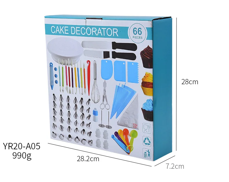 Wholesale Wholesale 66 Pcs Cake Decorating Tip Set Baking Supplies ...