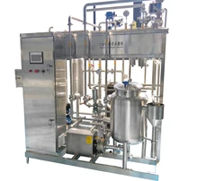 Factory Milk UHT Instantaneous Sterilizer Fully Automatic PLC Control Plate Sterilization Machine