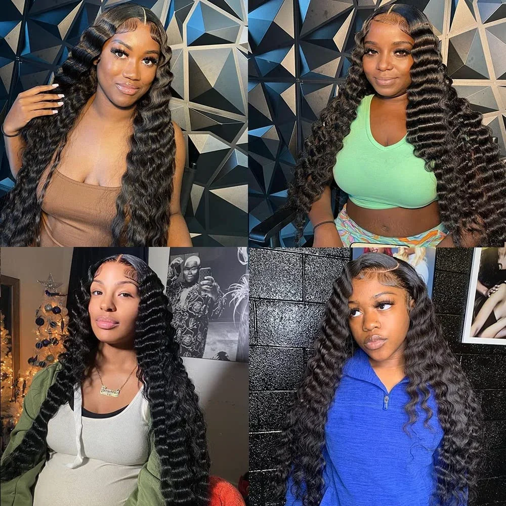 Extensions de cheveux Loose Deep Wave Cheveux brésiliens Remy Tissage en lot 8-32 pouces Cheveux humains bruts 1/3/4 Offre pour femmes noires_voghion.com