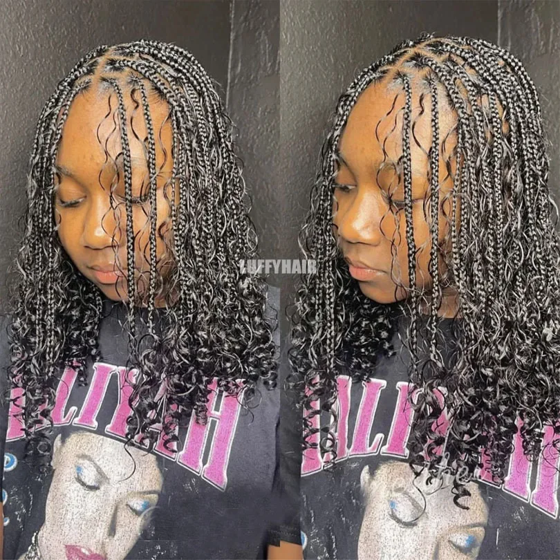 Brasiliano Sassy Curly Bulk Capelli Umani Per Intrecciatura 1/3 Pz/Lotto_voghion.com