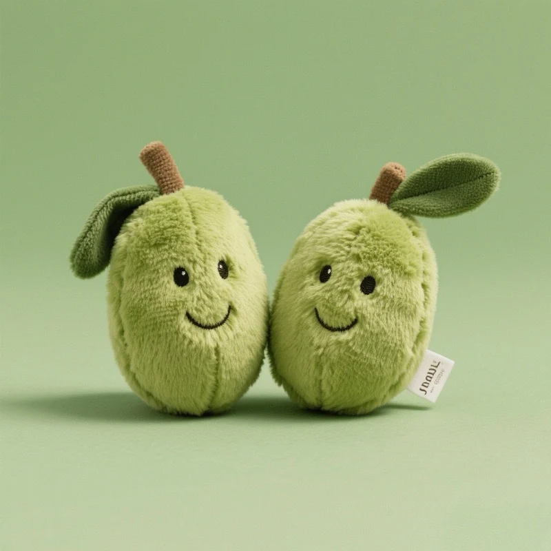 Custom Olive Plush Toy Design Your Own Plushies Personalized Design Cute Cartoon Soft Plush Doll Custom Plush Toy Manufacturer